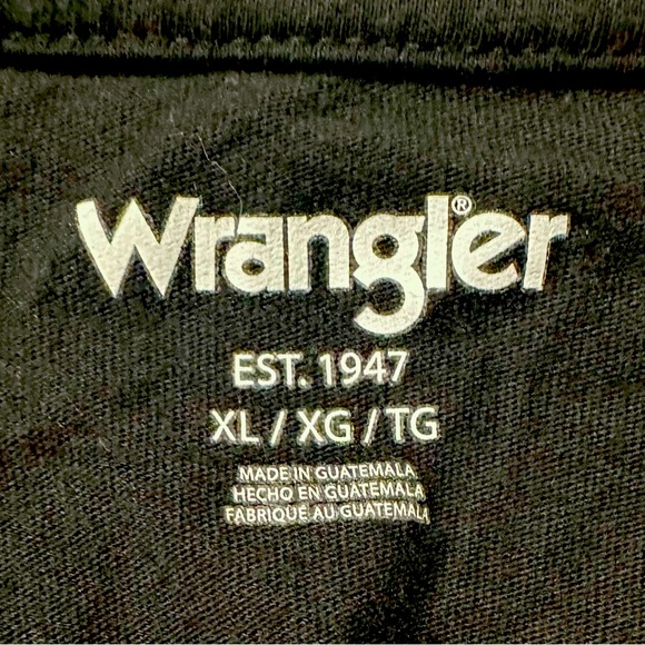 EUC Wrangler Brand Black Rock Rodeo Graphic Tee Sz XL - Picture 5 of 12